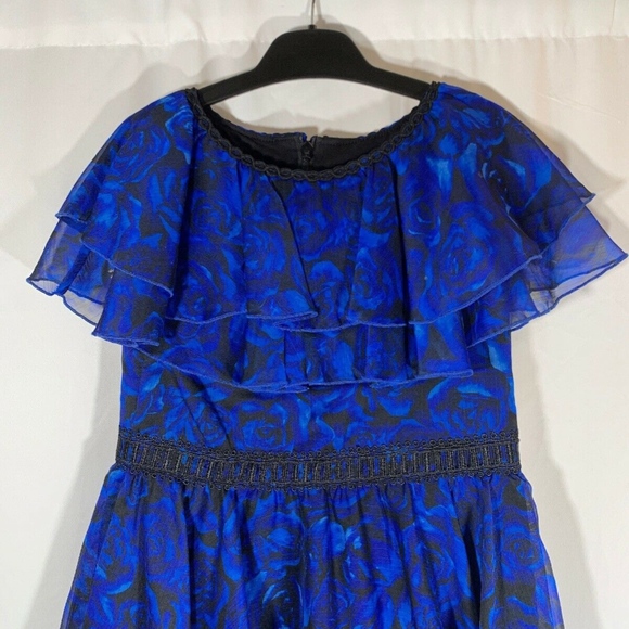 NEW $278‎ Tadashi Shoji Kids McKenzie Floral Chiffon Dress [Girls SZ 6 ] - Picture 3 of 8